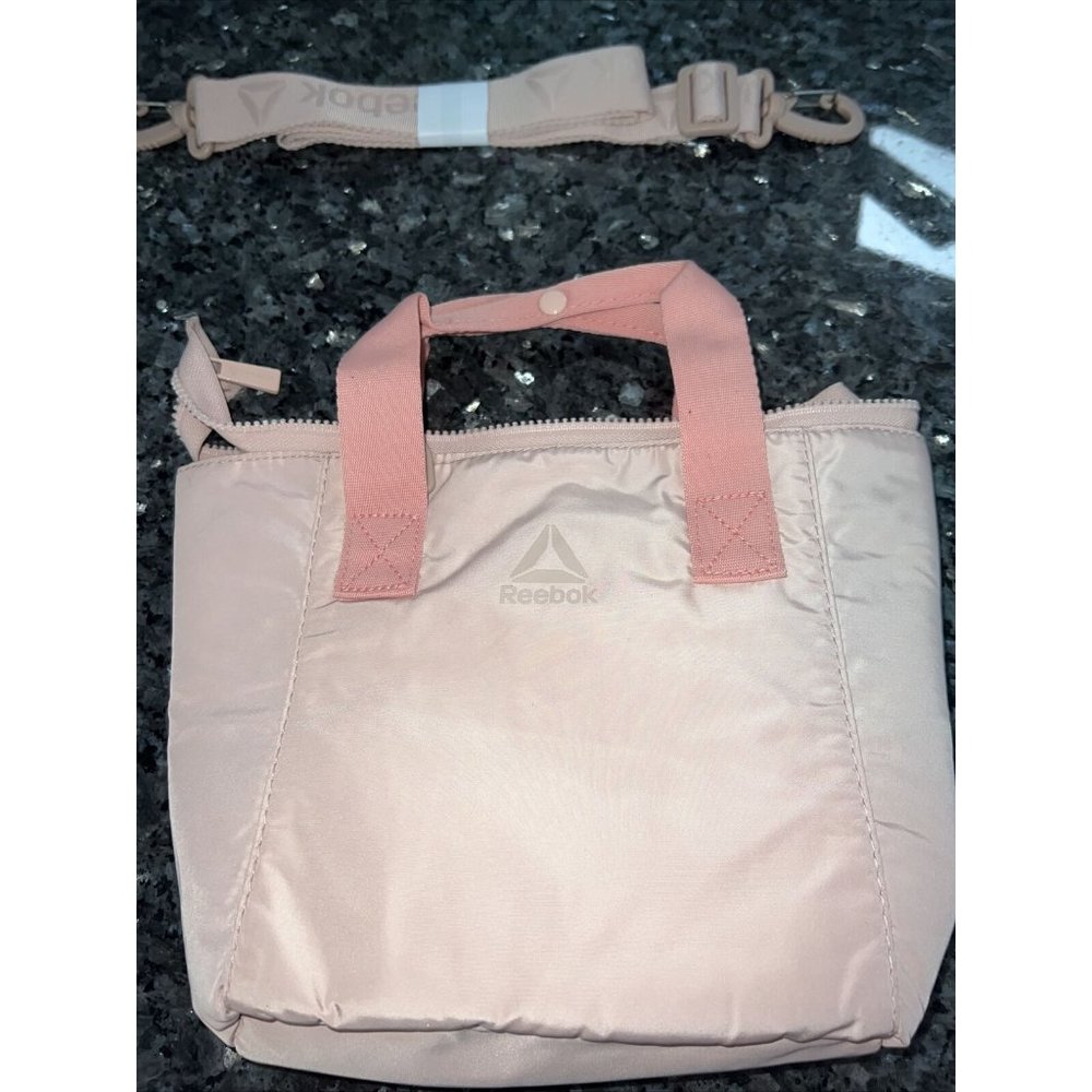 Reebok Madison Women's Madison Crossbody Bag Nylon Soft Ecru Canyon Coral New